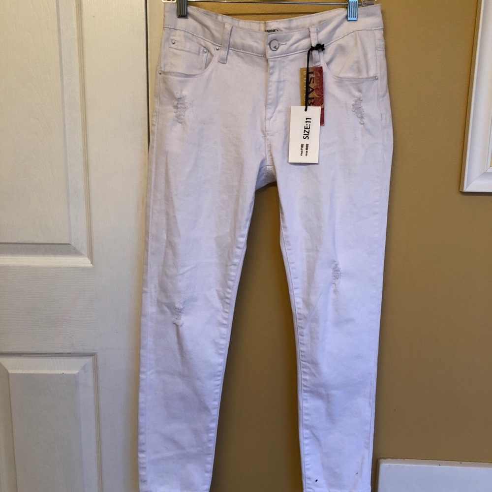White Cropped Skinny Special A Jeans